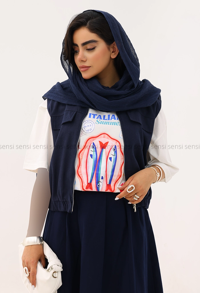 تیشرت زنانه باکسی پینترستی کد1006339
